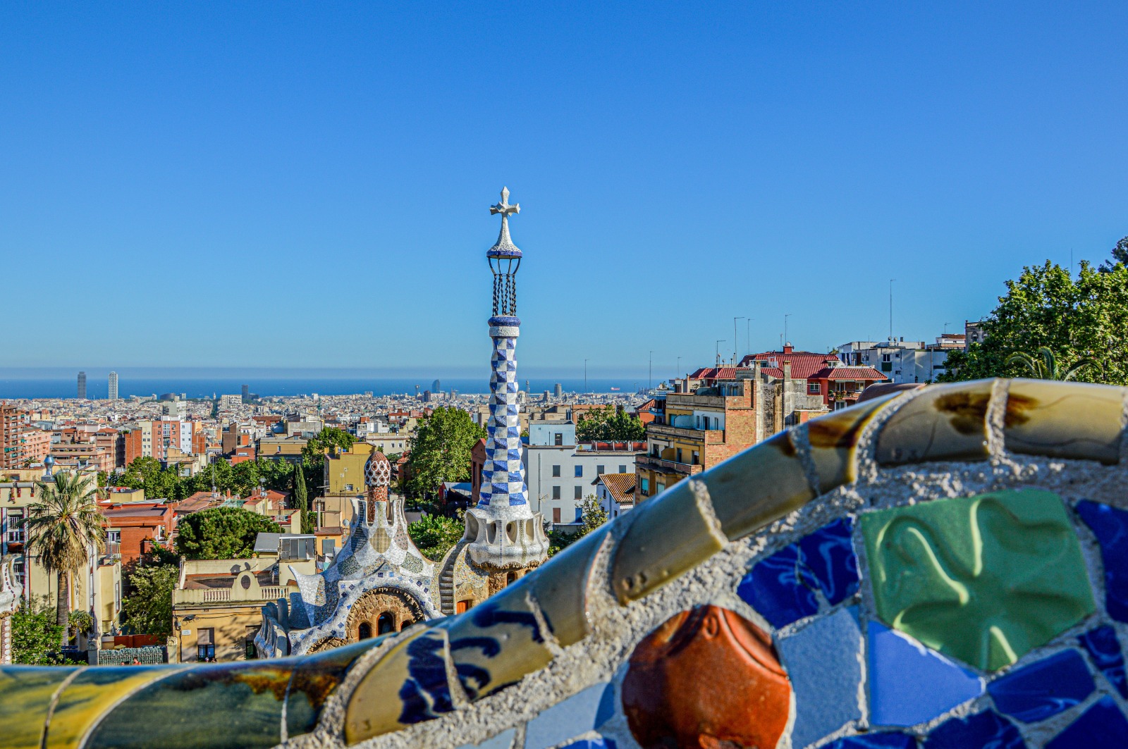 Barcelona in the summer