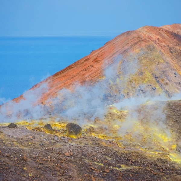Thermal baths wellness on the island of Vulcano