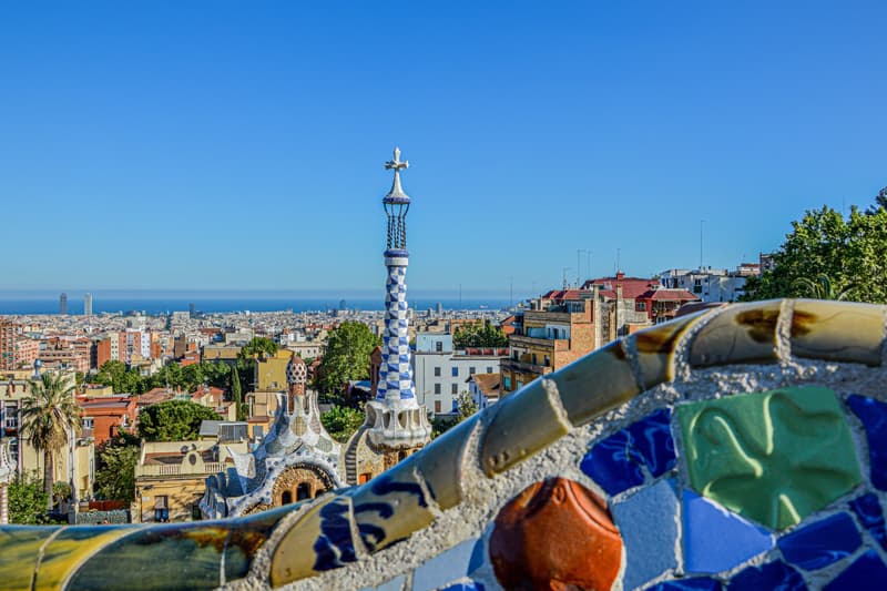Barcelona in the summer