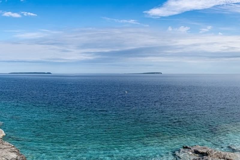 La plus longue plage de lac au monde