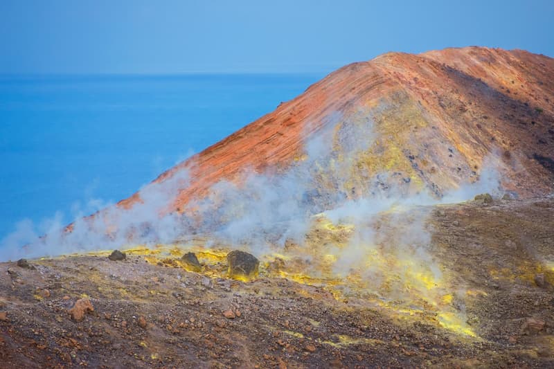 Thermal baths wellness on the island of Vulcano